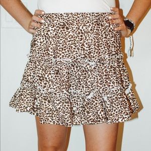 Cheetah Print Skirt